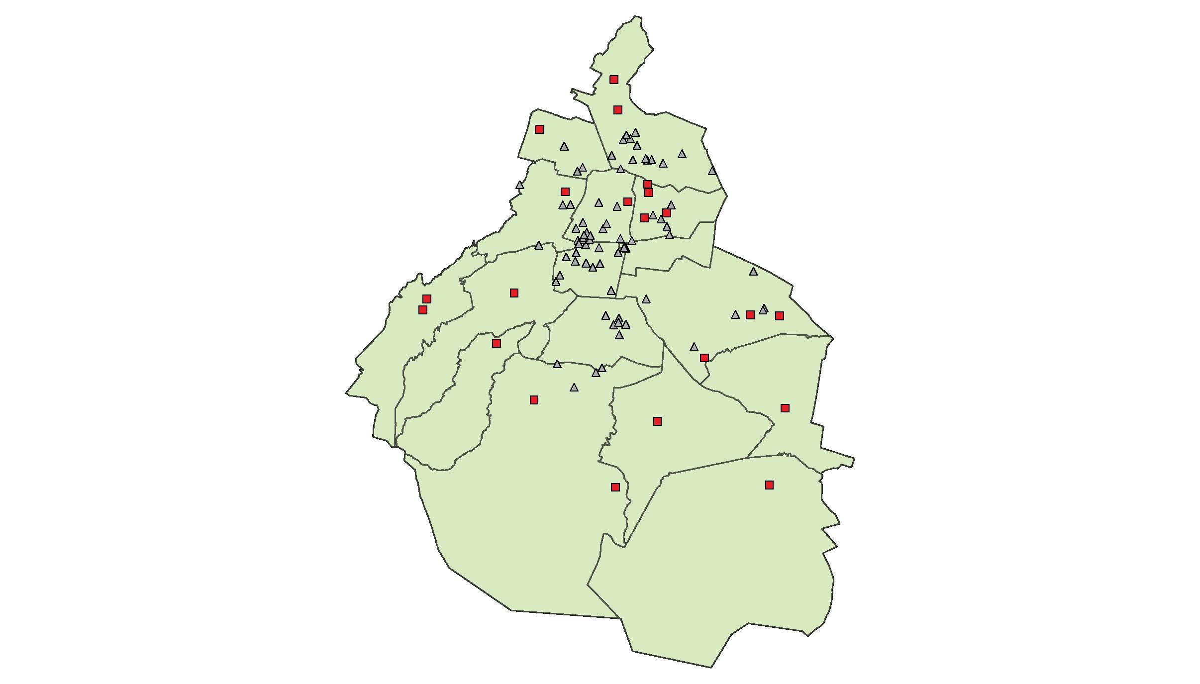 Distribution of facilities providing ILE service
